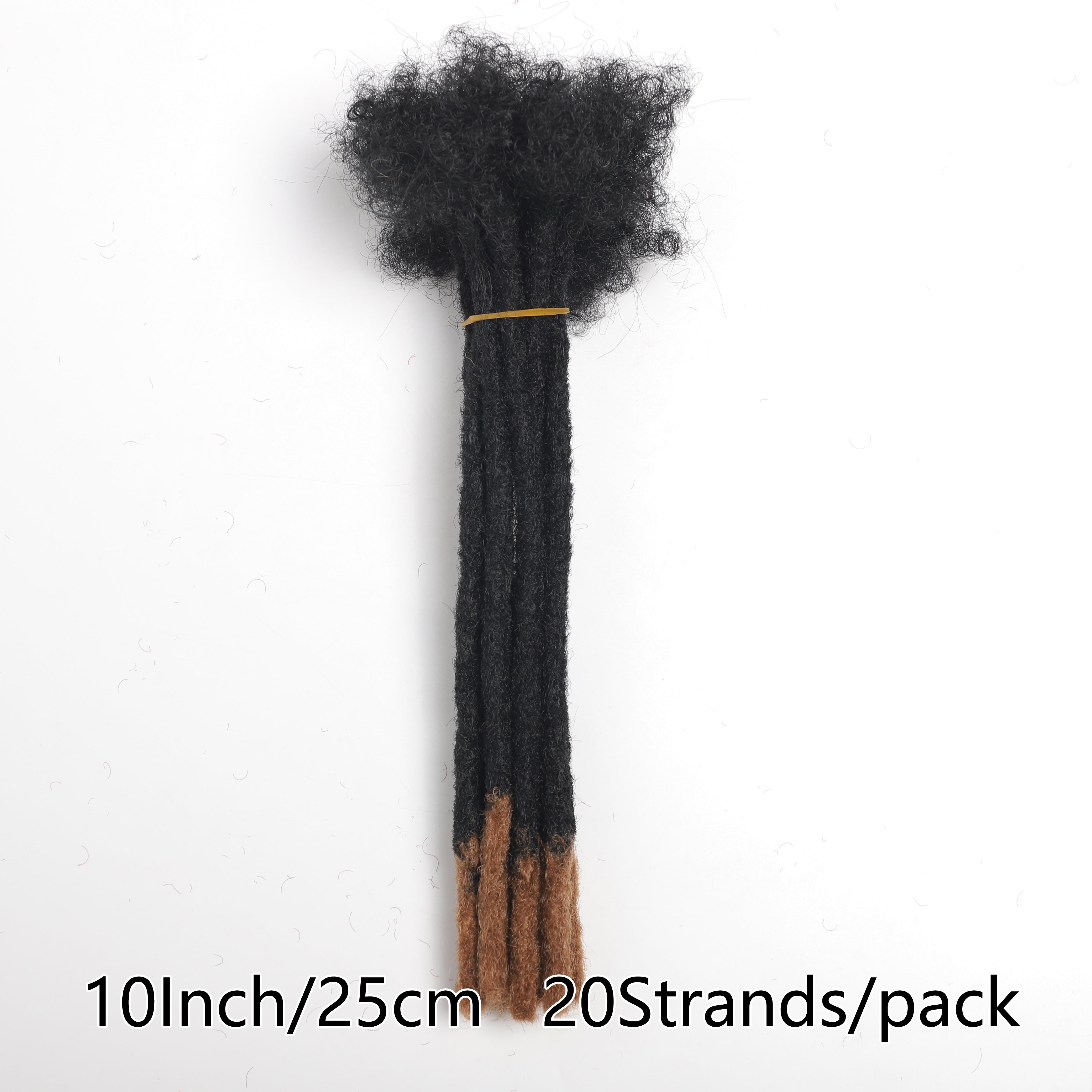 10-Inch Synthetic Loc Dreadlocks Extensions 20 Strands Afro Kinky Style