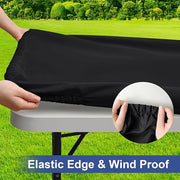 Waterproof Picnic Table Cover for 182.88 cm Tables Outdoor Garden Banquet Party
