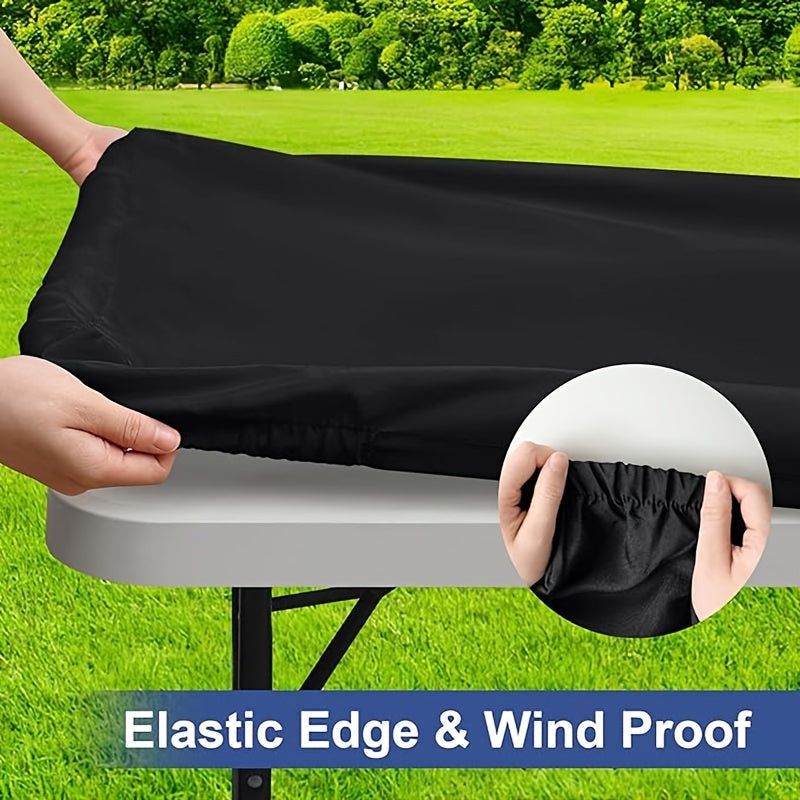 Waterproof Picnic Table Cover for 182.88 cm Tables Outdoor Garden Banquet Party