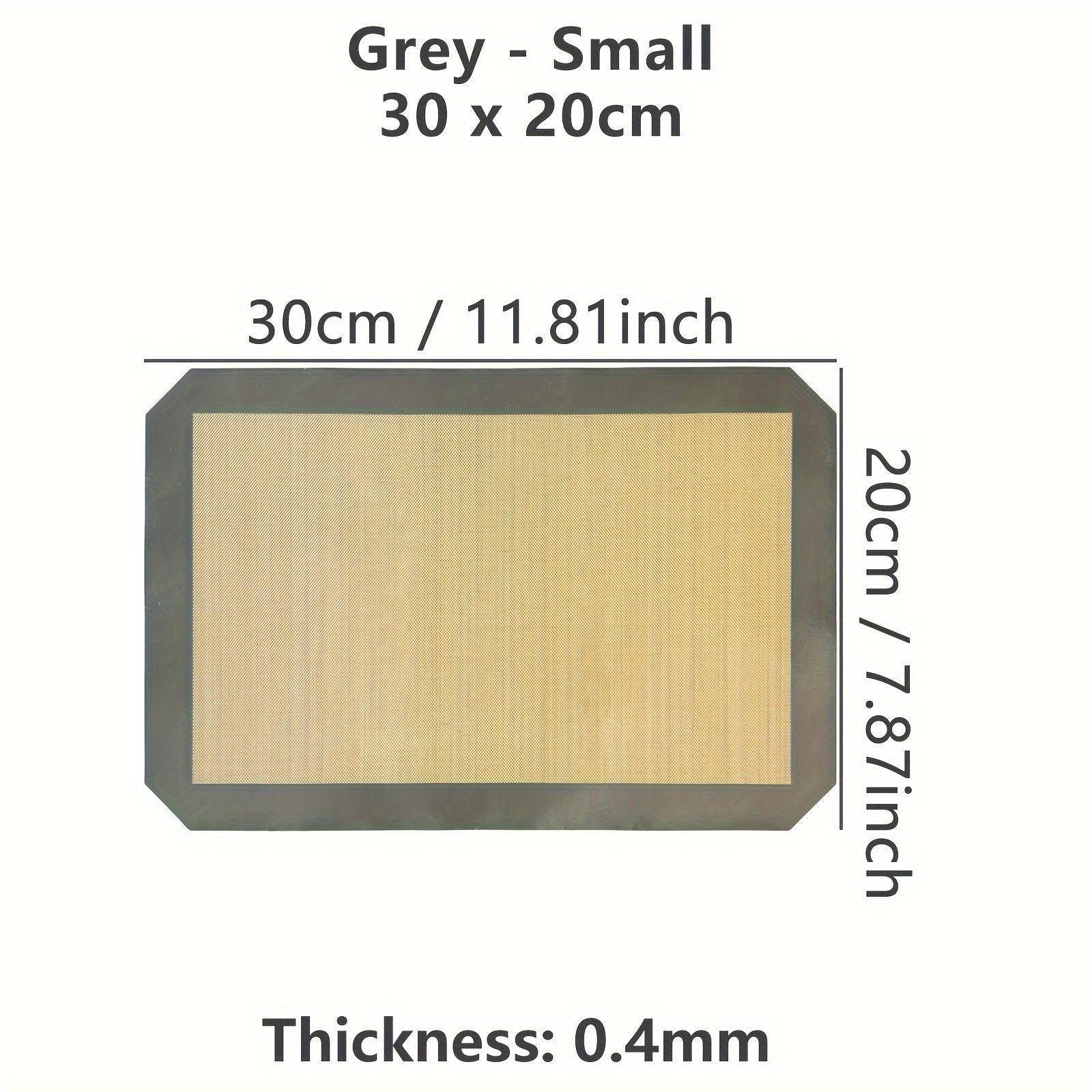 Silicone Baking Mat Non-Stick 0.4mm Thickness Reusable Oven Mat