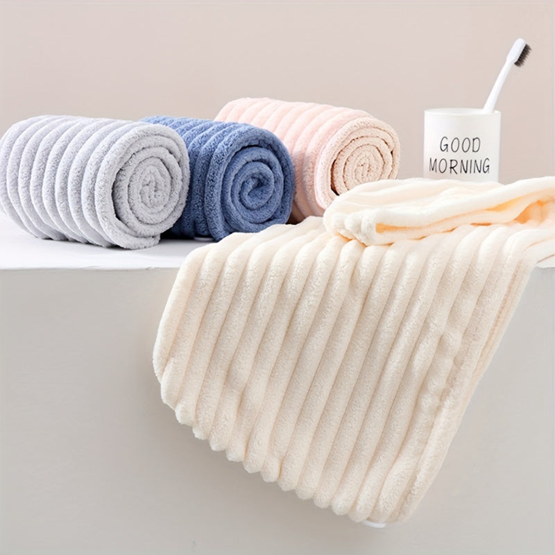 Soft Polyester Hair Towel Pack for Quick Drying and Gentle Use