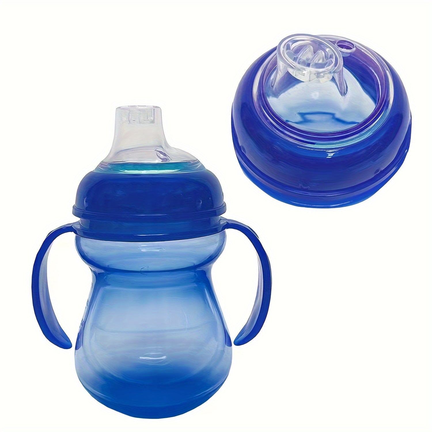 Kids' Sippy Cup 270ml BPA-Free Leakproof Non-Slip for Toddlers 3+ in Blue Pink Green
