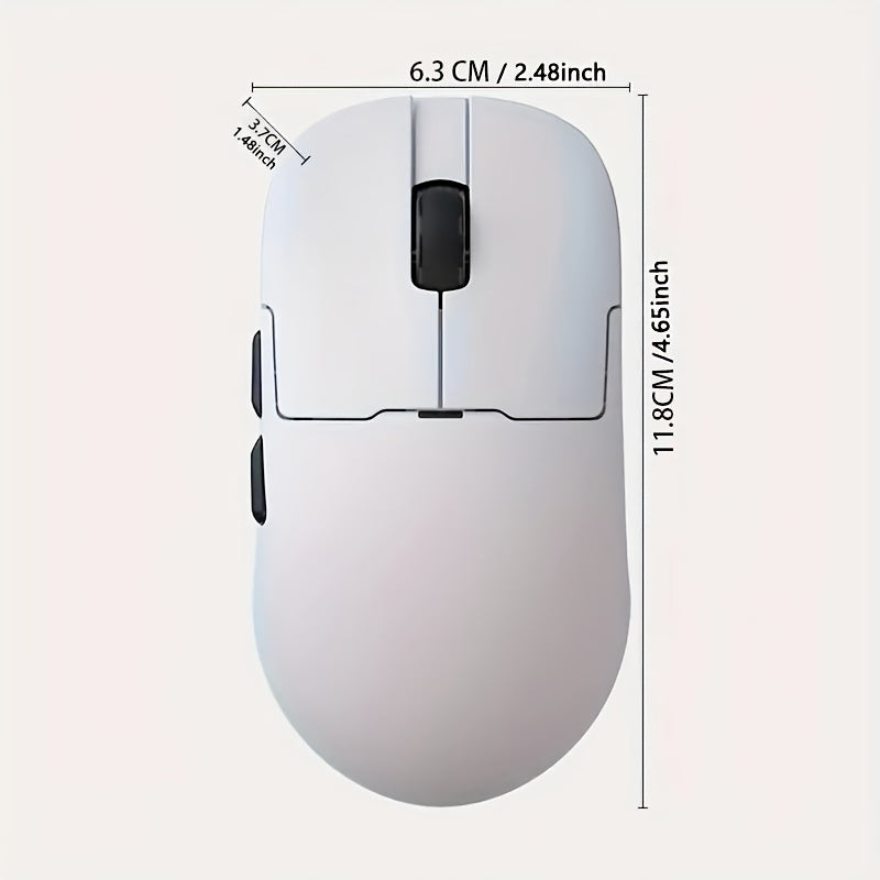 Gaming Mouse with 8KHz PAW3395 Sensor 26K DPI Ambidextrous Lightweight Wireless Wired