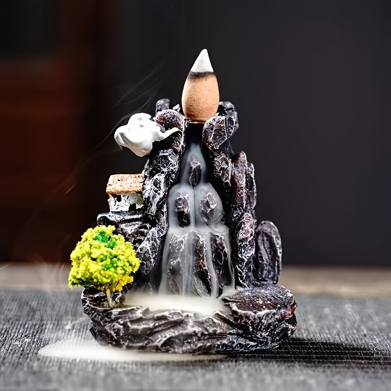 Резиновый фонтан для благовоний для домашней ароматерапии, идеален для подарков на праздники.