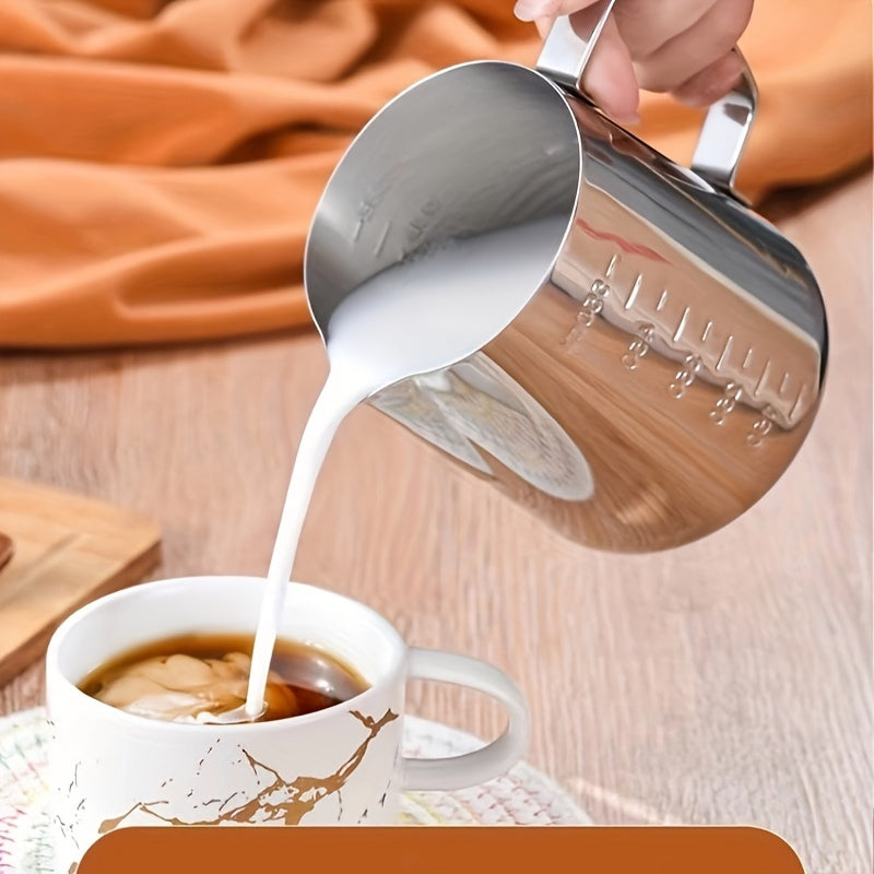 Stainless Steel Milk Frother Cup 350ml 600ml for Coffee and Espresso