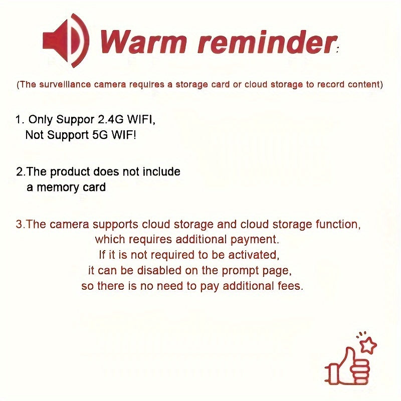 1080p HD WiFi камера видеонаблюдения с 360° охватом, двусторонний звук, оповещения о движении