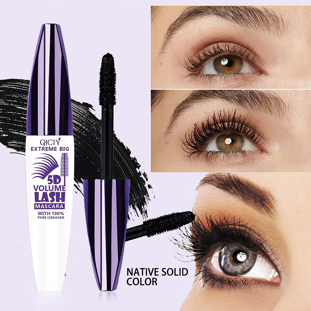 Women Waterproof 2-in-1 Mascara and Eyeliner Set Black Long-Lasting