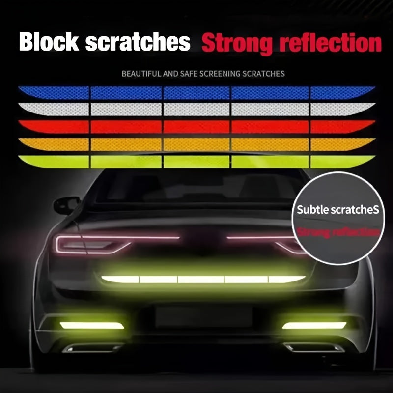 Car Reflective Vinyl Safety Decal for Rear Bumper and Trunk