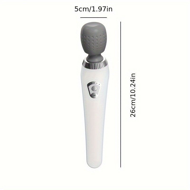 Portable Handheld Massager with USB Rechargeable Battery and Deep Tissue Vibration