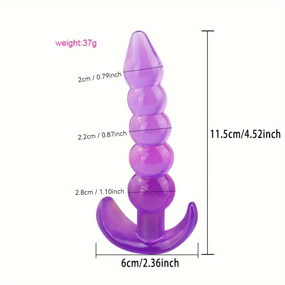 Унисекс силиконовая анальная пробка для массажа простаты, секс-игрушка, анальная пробка, гибкая