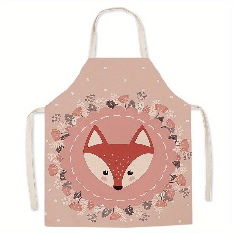 Delantal de poliéster con protección resistente a aceite y manchas para cocinar y asar