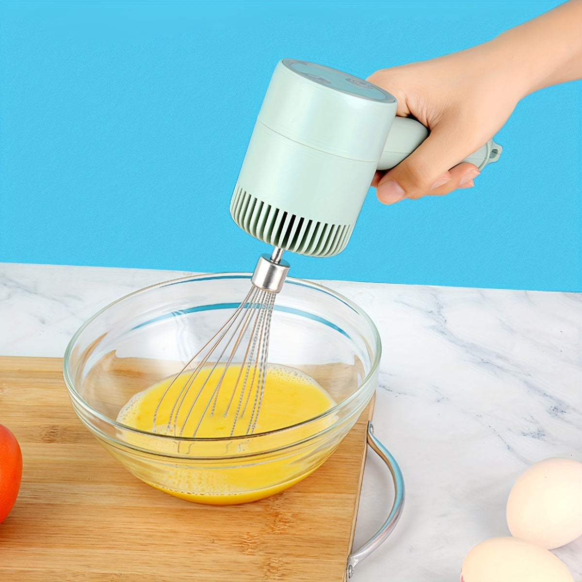 Electric Handheld Egg Beater Mixer for Baking Cream Whipping