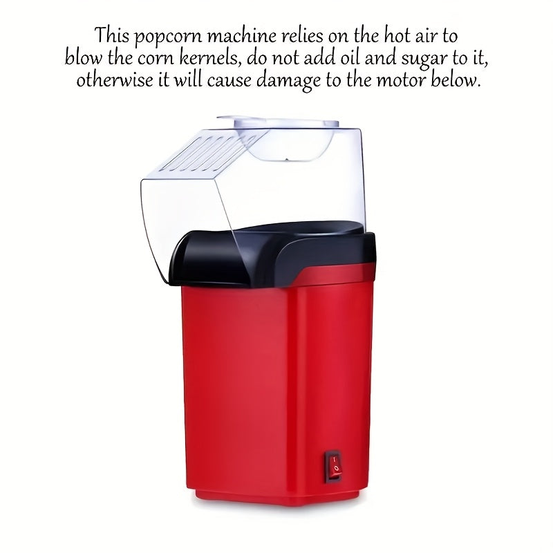 EU plug mini uy elektr popcorn mashinasi, to'liq avtomatik
