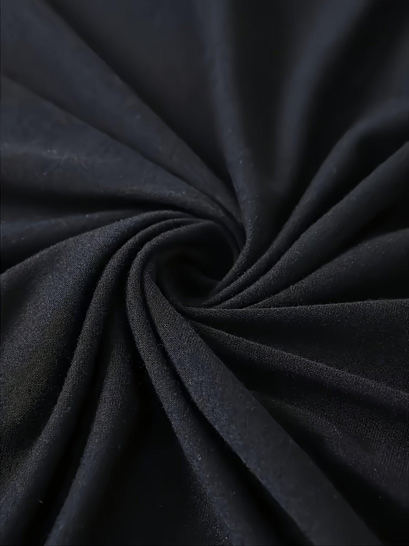 Plus Size Women's Geometric Moon Water Ripples Print T-Shirt Stretchy Short Sleeve