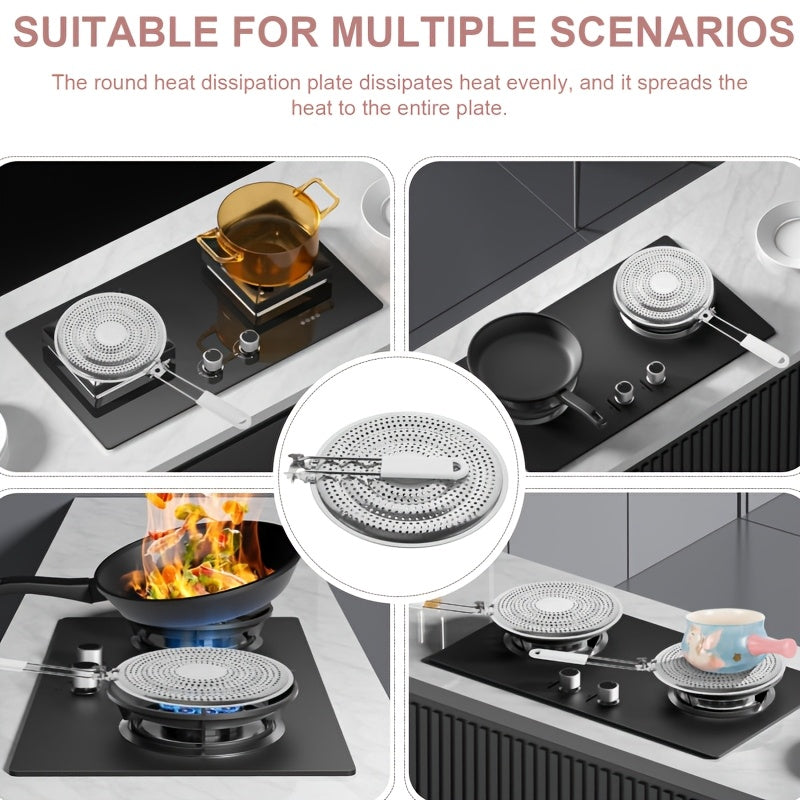 Прочный держатель для кастрюль из нержавеющей стали с двухслойным дизайном для сковородок