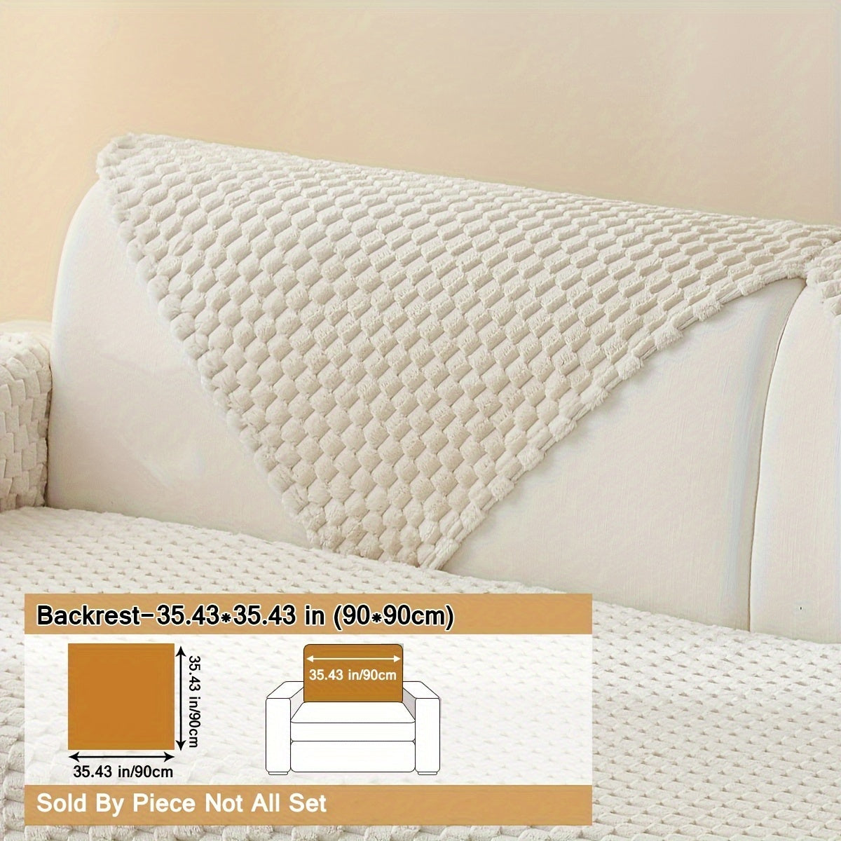 Чехол на диван из полиэстера для кресла до секционного, нескользящий, царапиноустойчивый, моющийся в машине, домашний декор