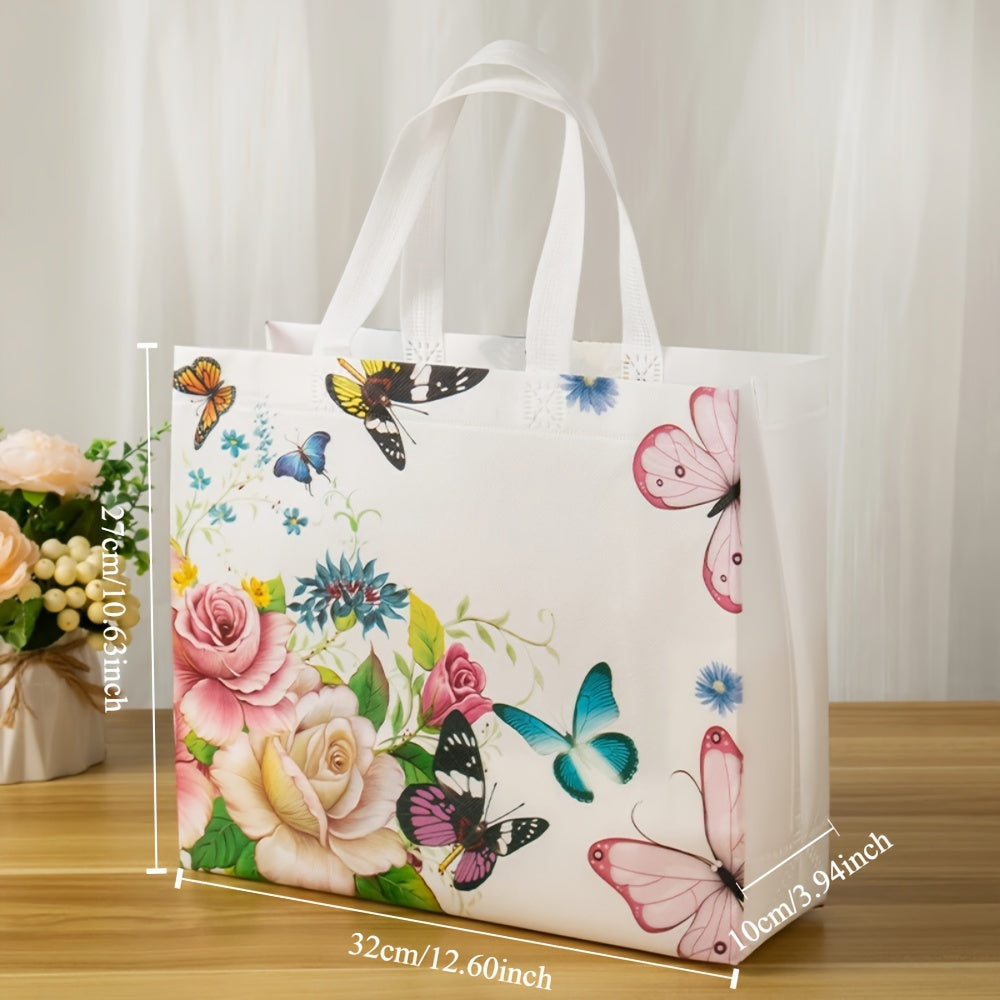 Bolsa de tela no tejida para mujeres, impermeable, plegable, para compras y almacenamiento de viaje