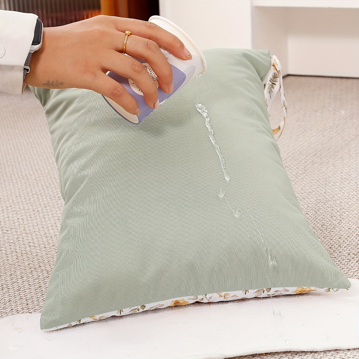 Waterproof Polyester Wet Dry Bag with Dual Zippers for Travel Beach Pool Gym