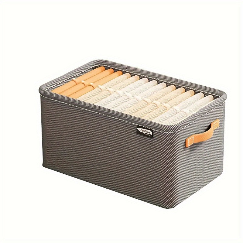 Caja de almacenamiento portátil de tela para ropa y organización del hogar, de varios tamaños