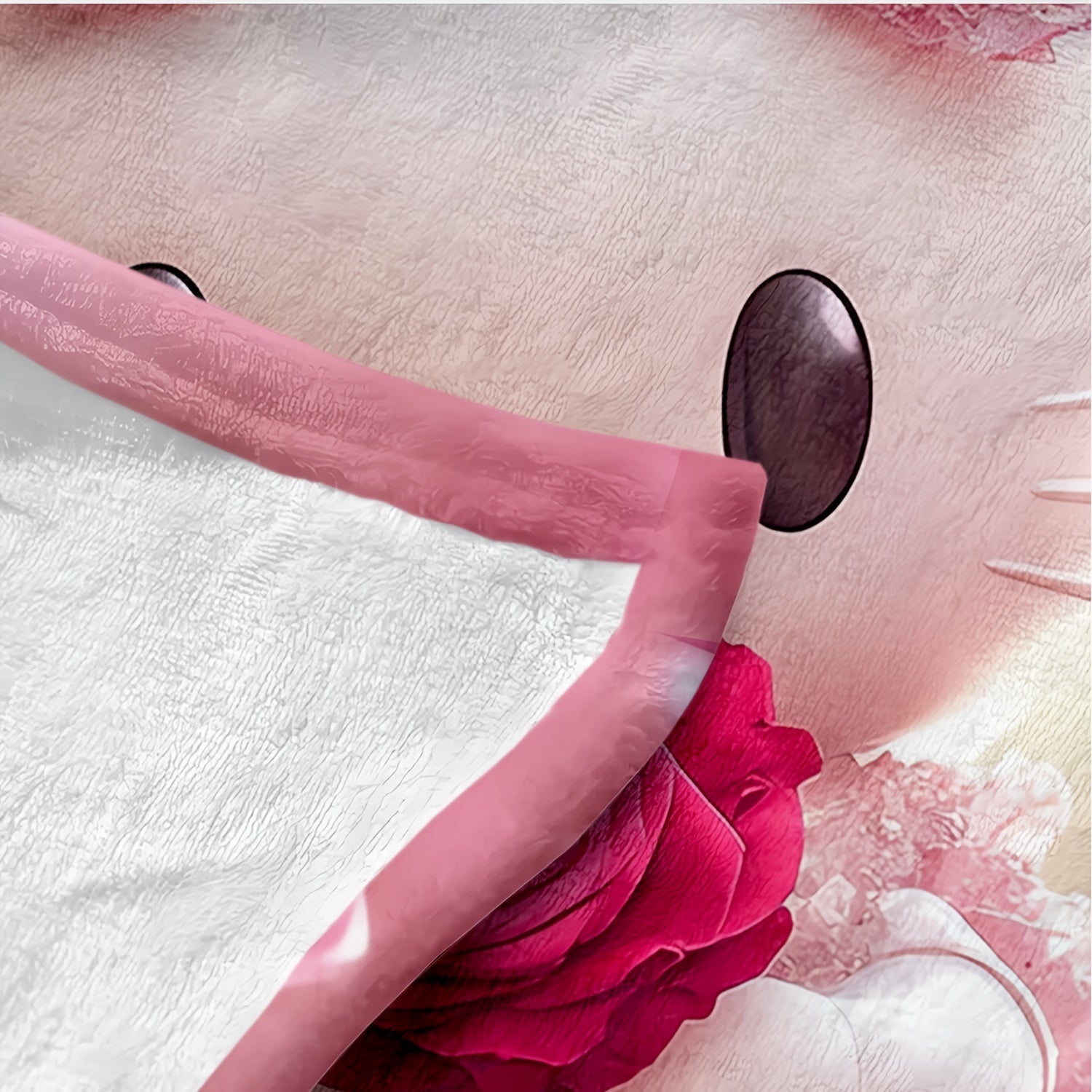 Hello Kitty Print Throw Blanket Soft Lightweight Couch Bed Travel Camping