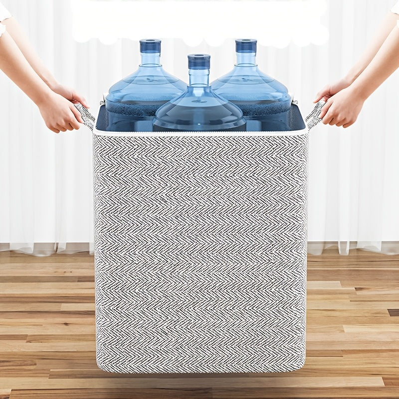 Gran bolsa de almacenamiento duradera con cremallera para ropa, ropa de cama y juguetes