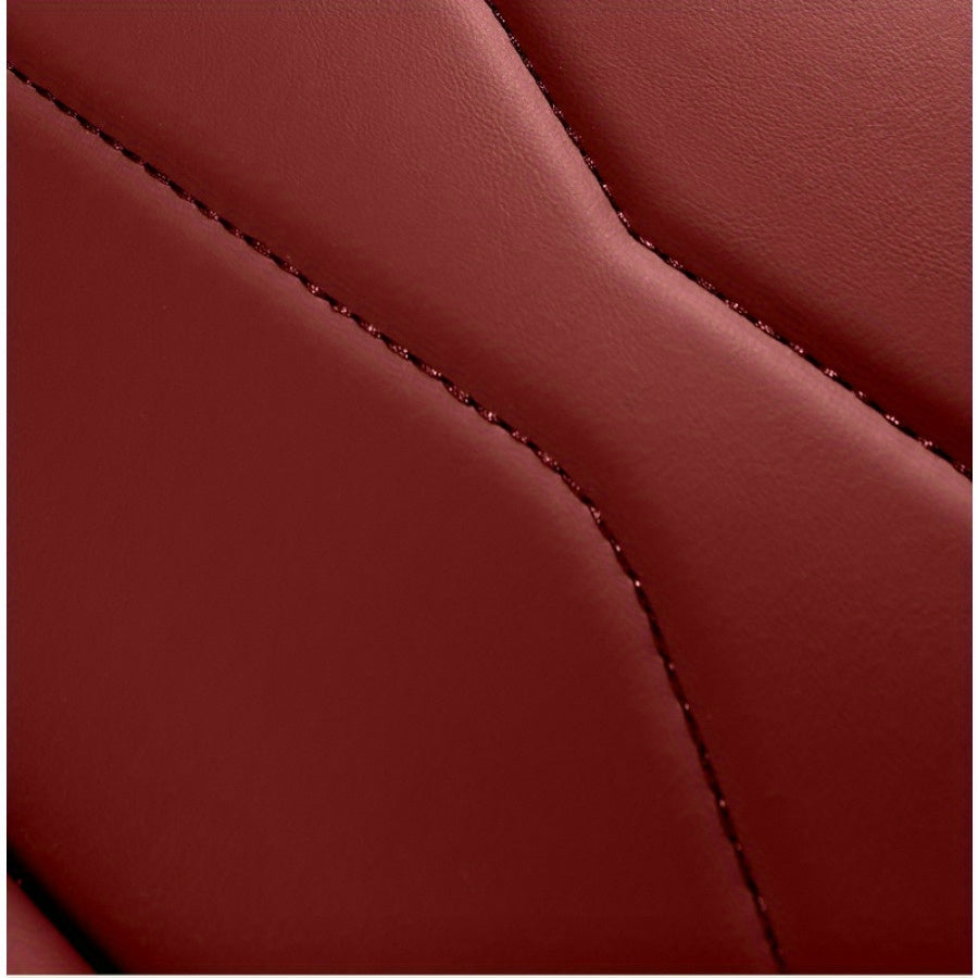 Car Seat Cover Summer Full Coverage Lumbar Support Maroon for Car Seats