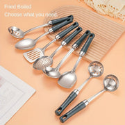 Stainless Steel Cooking Tools Set Non-Stick Heat-Resistant Kitchen Utensils