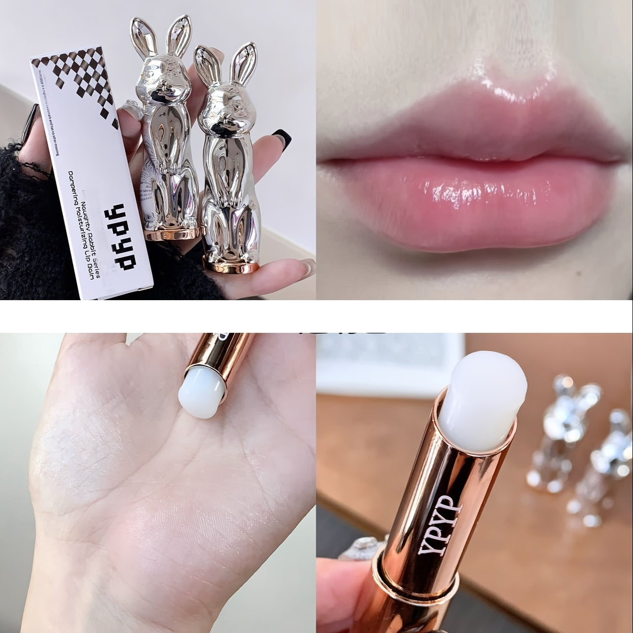 Bálsamo labial para mujeres, hidratante, crema para el cuidado de los labios, escualano vegetal