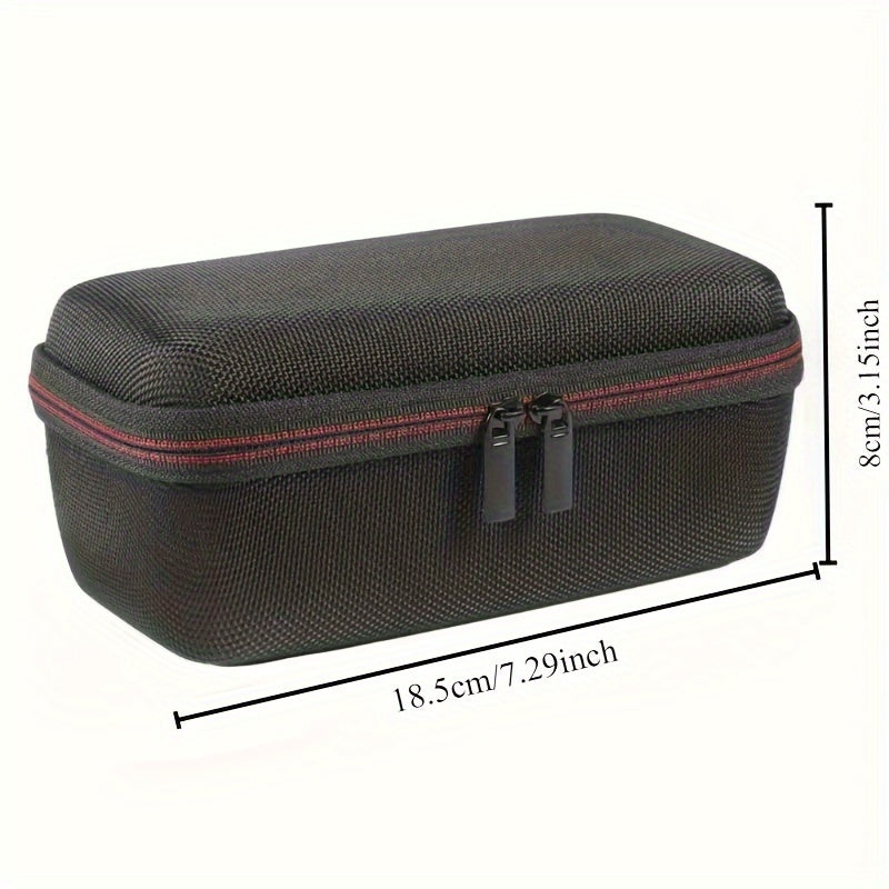 Qora EVA Media Tashkilotchisi Sumka, Yopiq Zipper bilan, Elektron Qurilmalar uchun Shokdan Himoyalangan va Akustik To'siq