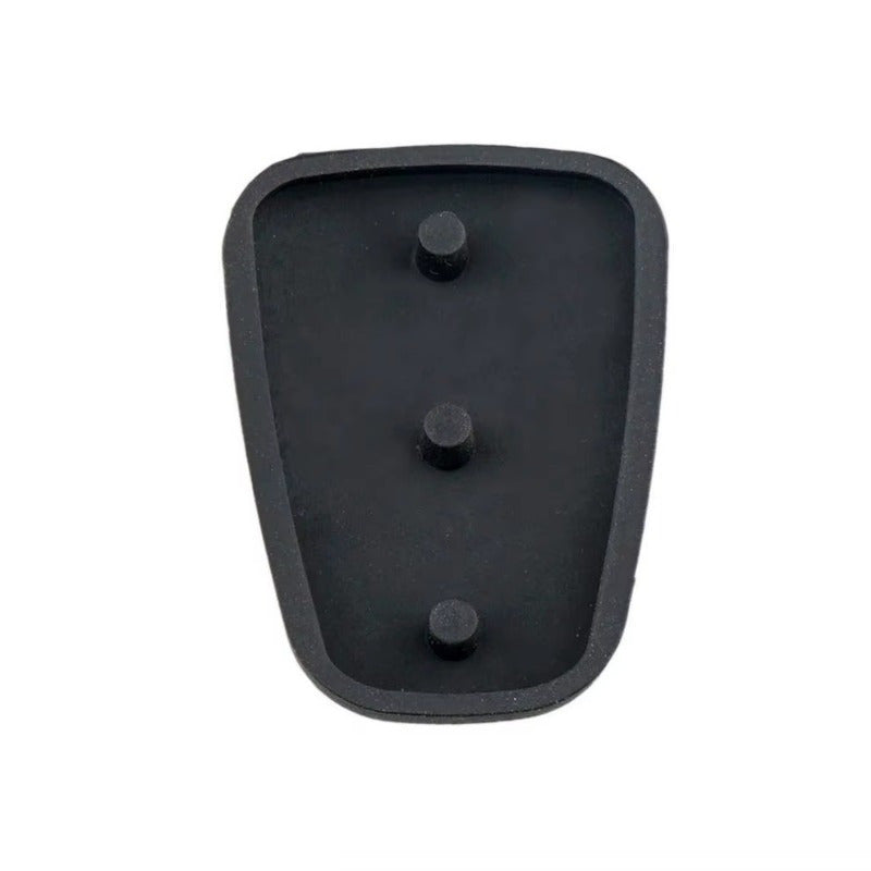 Black PU Rubber Car Key Fob Cover with Lock/Unlock Icons Replacement