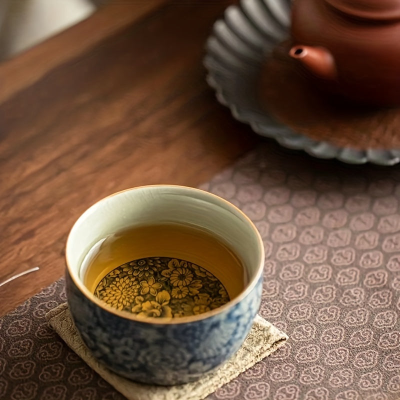 High-Quality Ru Kiln Master Cup for Tea and Matcha Drinking at Home