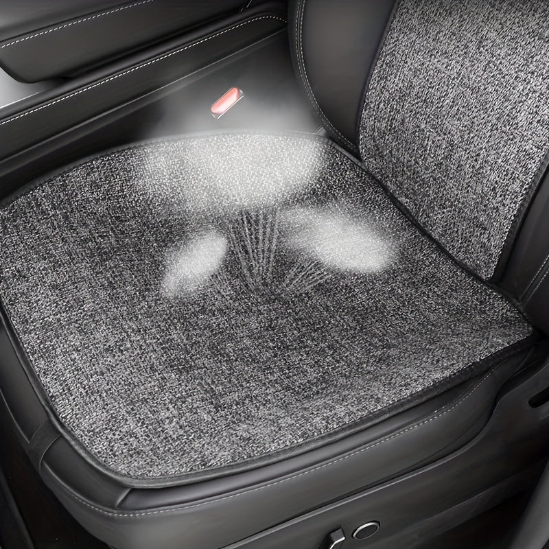 Премиальные льняные передние чехлы для сидений для Tesla Model 3/Y мягкие съемные моющиеся защитные чехлы для автомобильных сидений