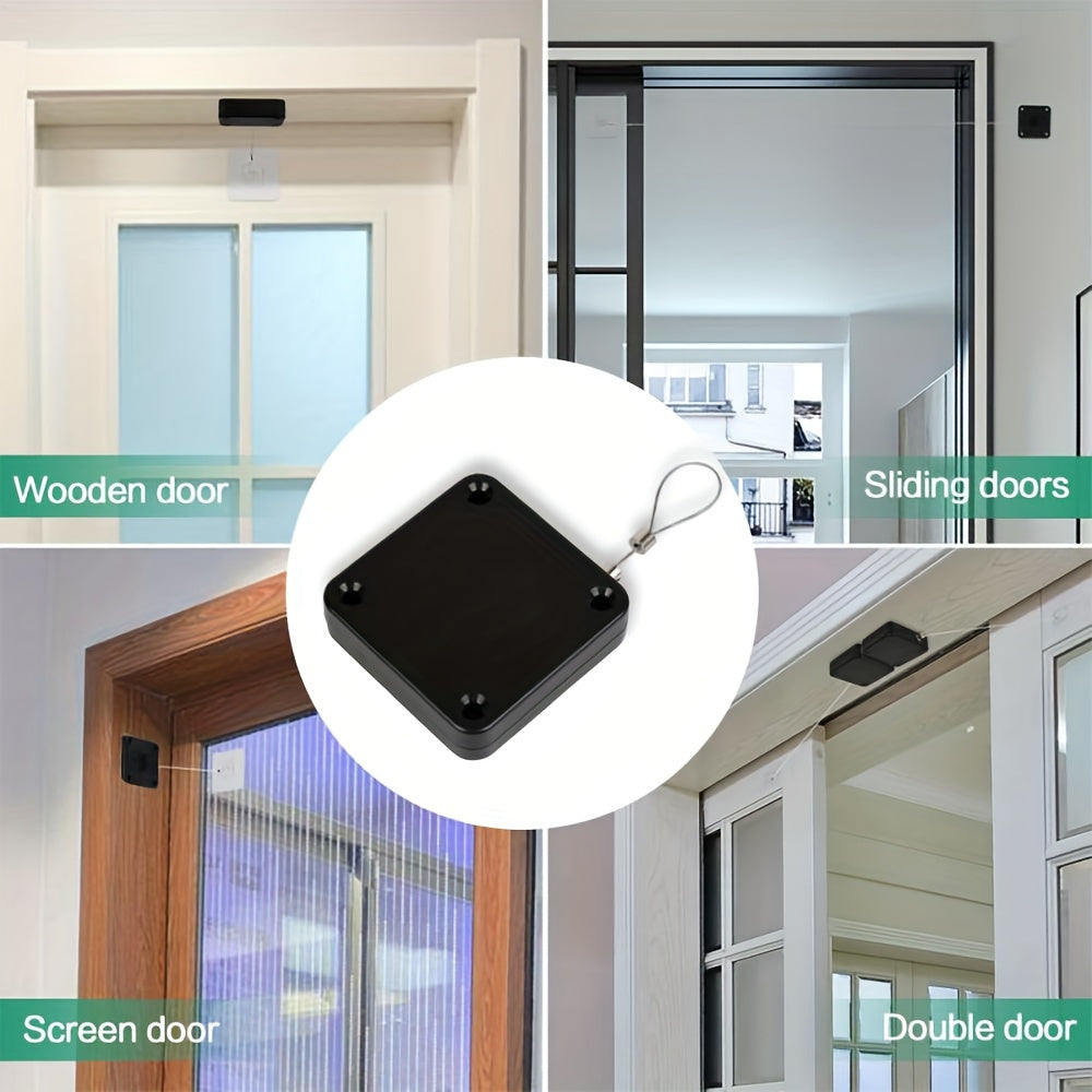 Automatic Door Closer Surface Mount Adjustable Sensor Easy Install