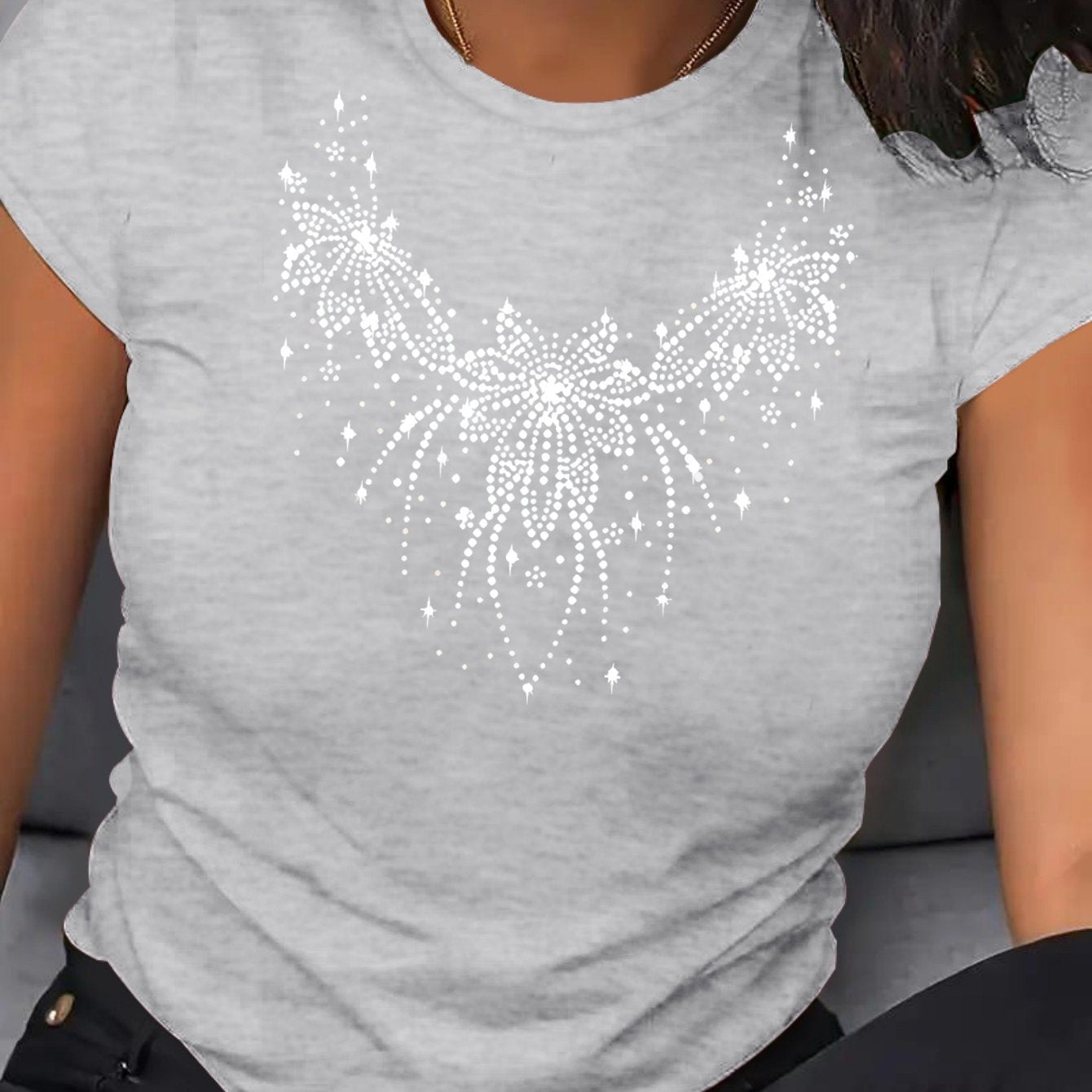 Women's Loose Large Size T-Shirt Breathable Casual Short Sleeve Spring Summer