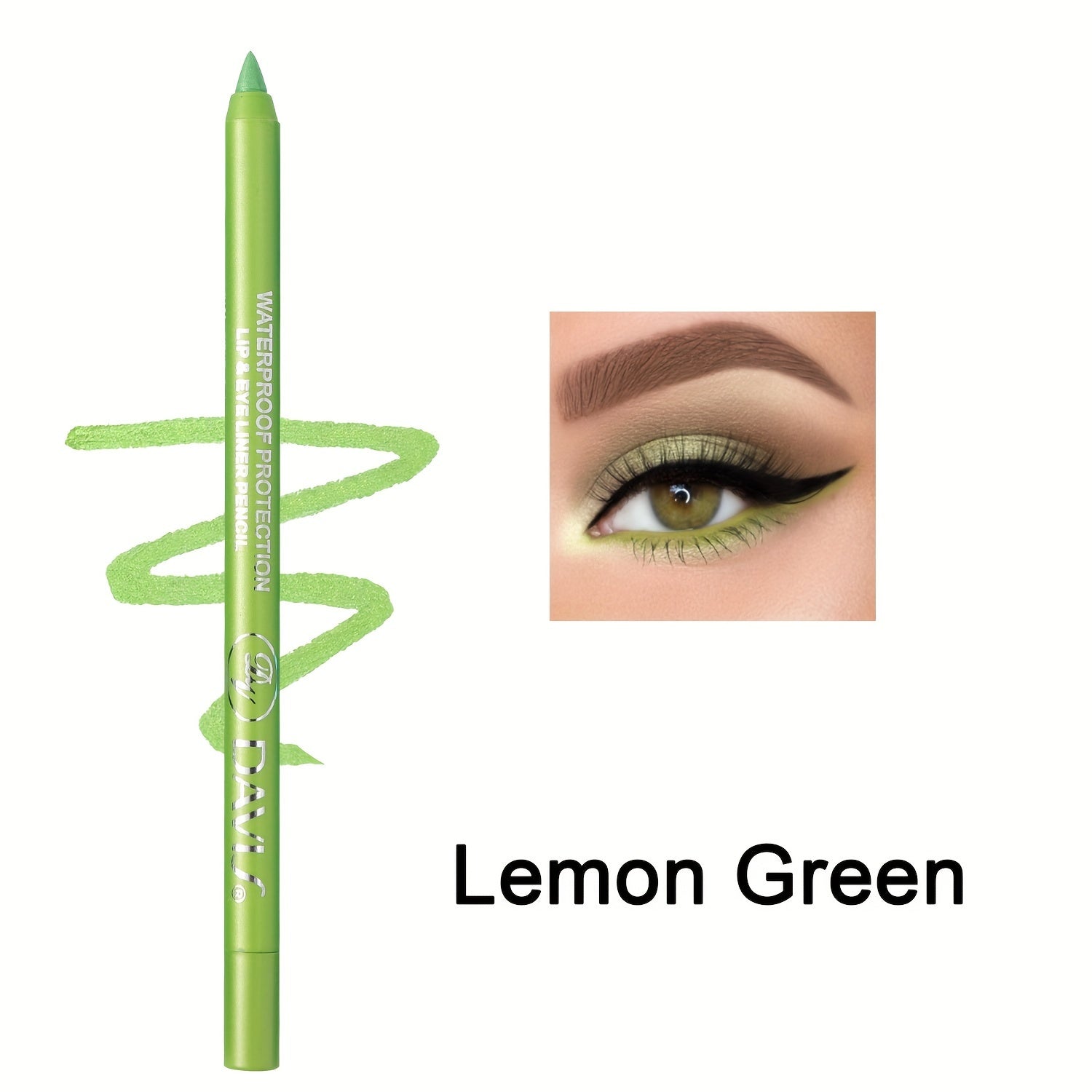 Waterproof Eyeliner Pencil Long-Lasting Bold Eye Makeup in Various Shades