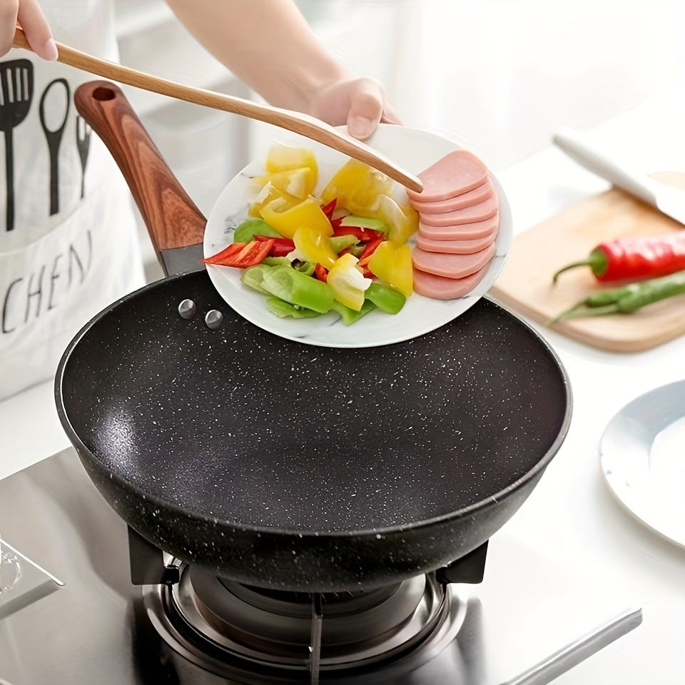 Non-Stick 30cm Flat Frying Pan for Induction and Gas Stoves