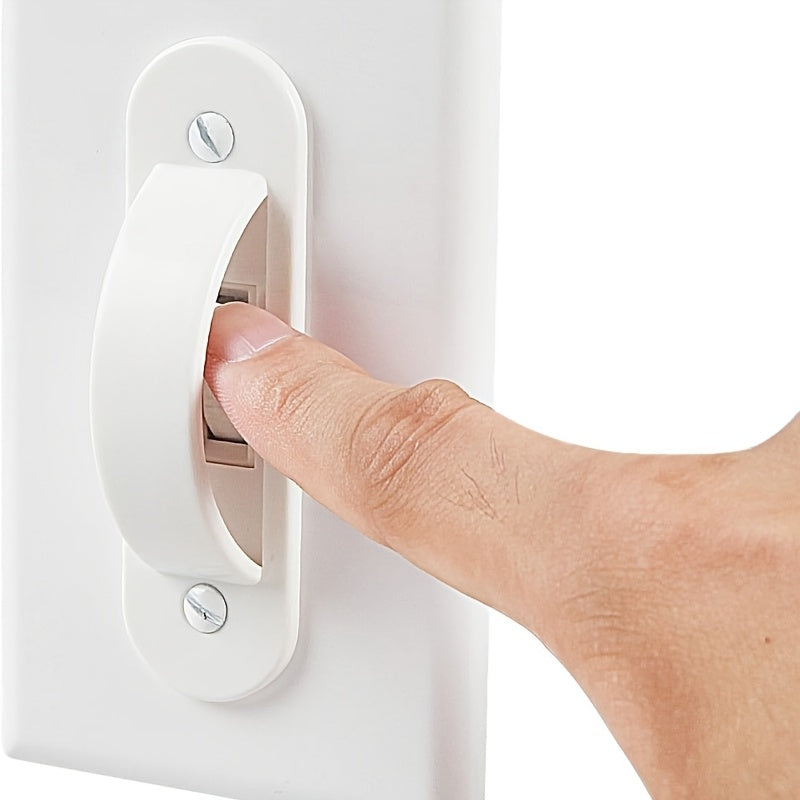 Plastic Wall Switch Cover for American Toggle Switches Protects Against Accidental Touches