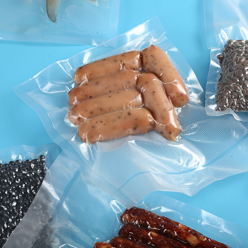 3 piezas de rollos para selladora al vacío de 5m de ancho múltiple 9.8cm 11.02cm 13.97cm almacenamiento de alimentos