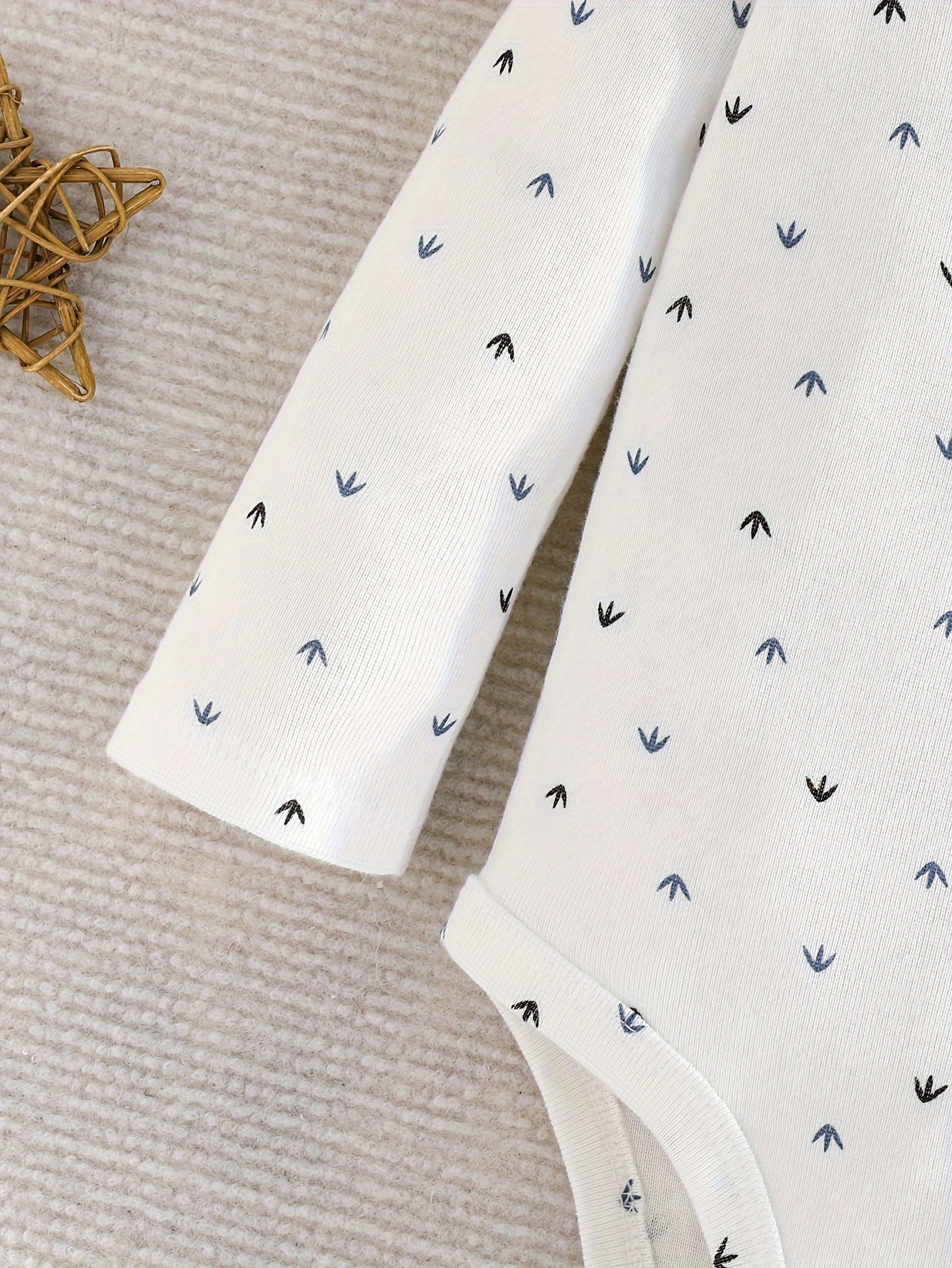 Baby Boys Long Sleeve Cotton Romper Set 5-Pack Cartoon Animal Pattern Spring Autumn Outdoor