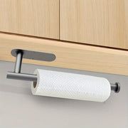 Stainless Steel Wall Mount Paper Towel Holder with Self-Adhesive or Drill Installation