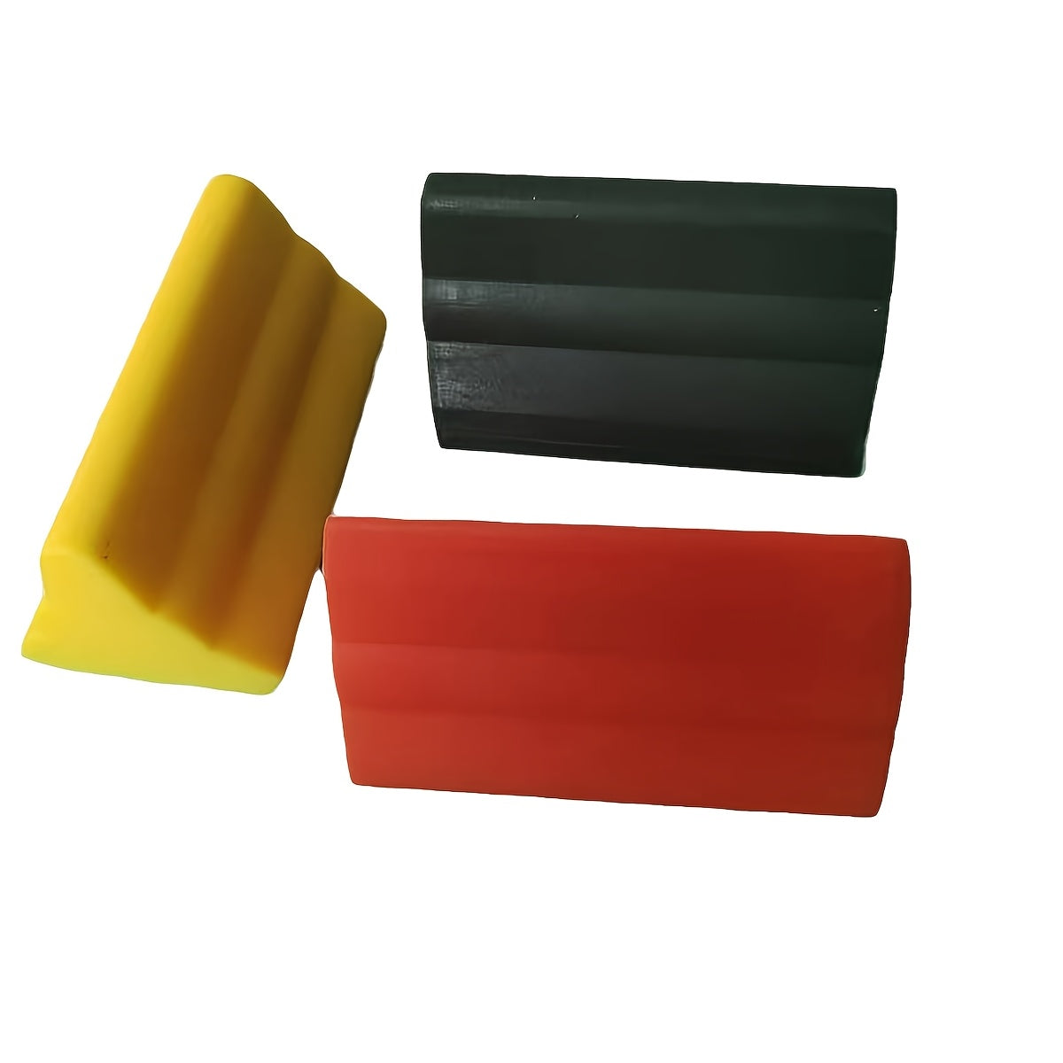 Dispositivo de masaje triangular de silicona portátil para relajación profunda de músculos