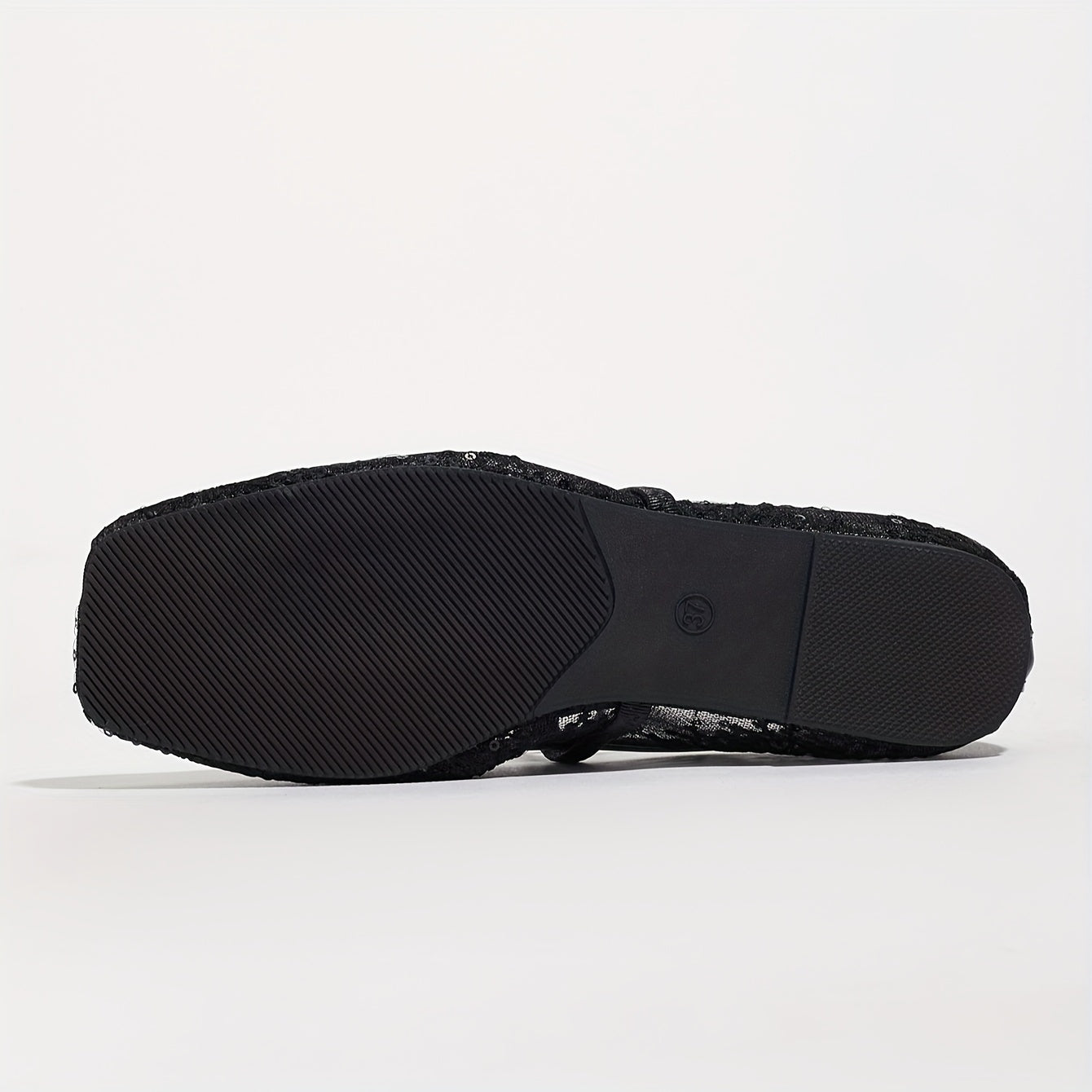 Women's Floral Embroidered Mary Jane Flats Breathable Mesh Square Toe