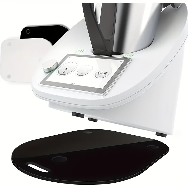 Non-Slip Acrylic Mixer Mat Black White Kitchen Countertop Protector