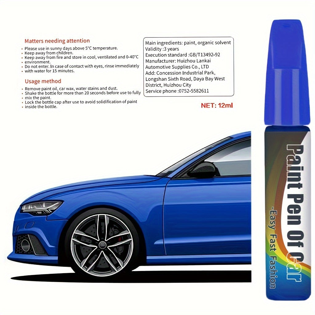 Car Paint Repair Pen Multi-Color Scratch Touch-Up Tool
