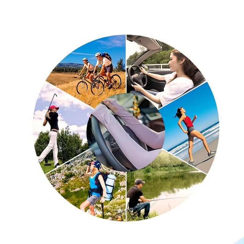 Mangas transpirables y absorbentes con protección solar para actividades al aire libre