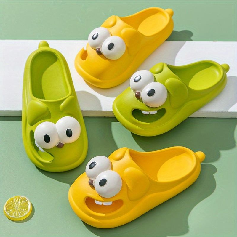 Women's Cartoon Pillow Slides Soft Sole Non-slip EVA Casual Beach Slides