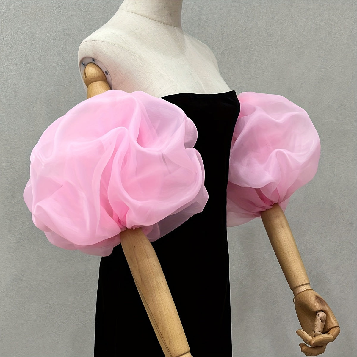 Luxurious Puffy Cloud Sleeves Bridesmaid Accessories for Weddings Polyester Hand Wash