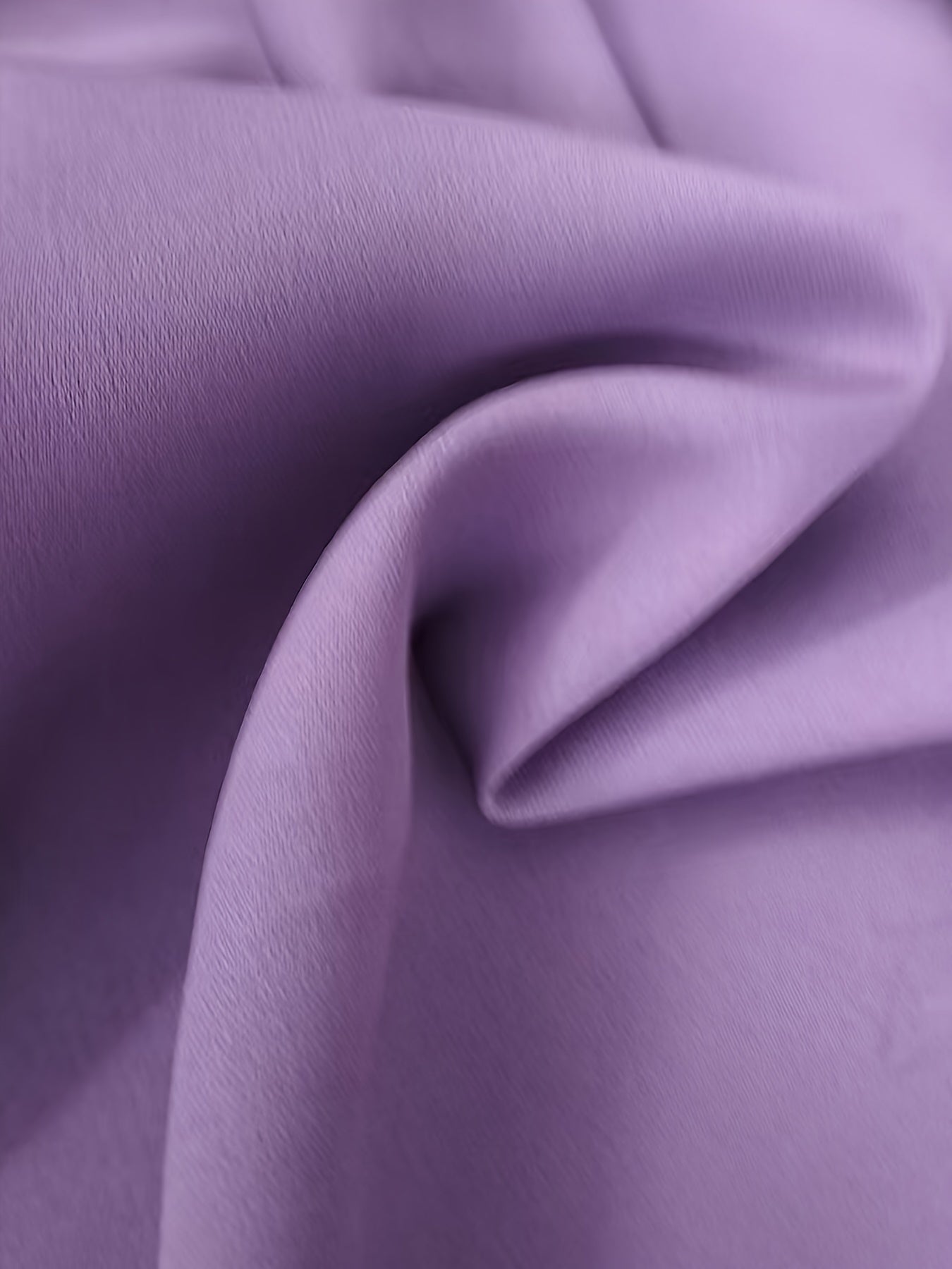 Women's Plus Size Satin-Like Purple Button-Up Shirt Long Sleeve Casual Elegant