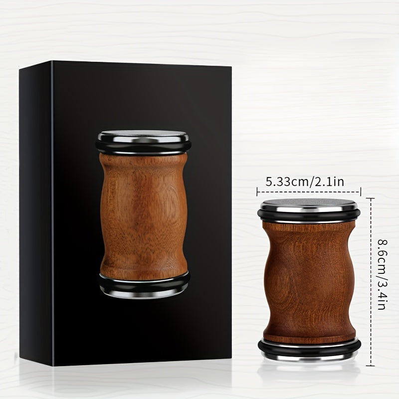 Diamond Roll 4-Sided Knife Sharpener with Wooden Handles for Precision Cutting