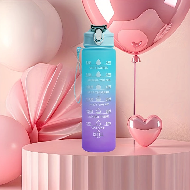 BPAsiz suv shisha vaqti belgilovchi va tashish uchun kamar bilan fitnes uchun